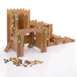 Guidecraft Tabletop Notch Blocks - Western 129 pc. Set