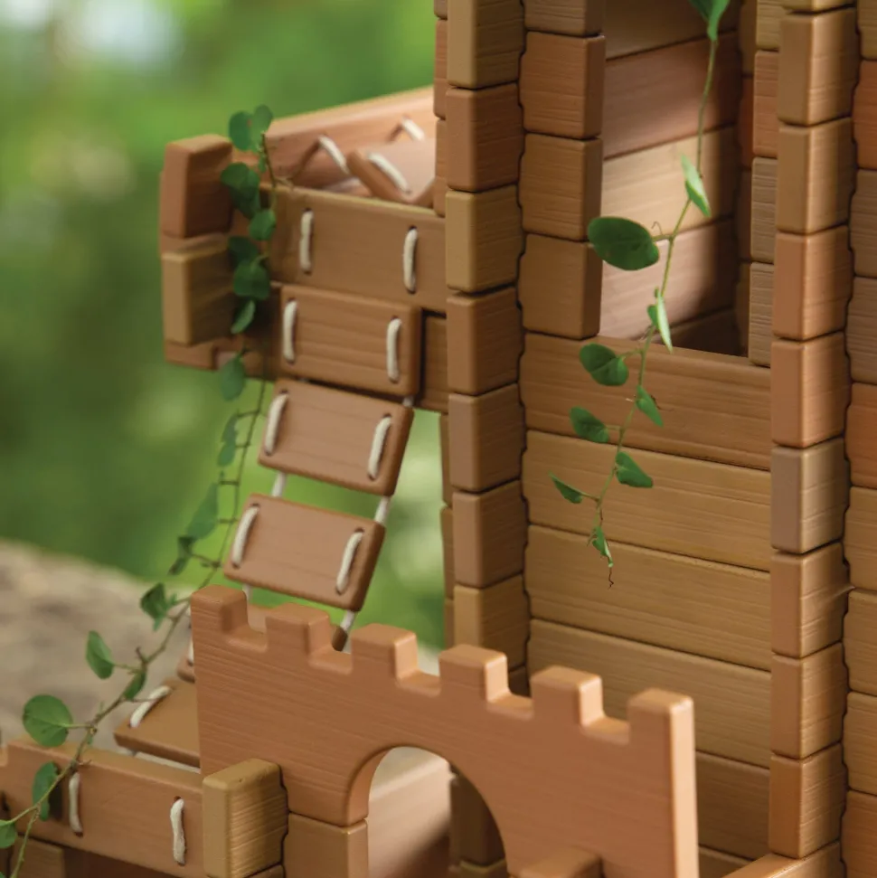 Guidecraft Tabletop Notch Blocks - Western 129 pc. Set