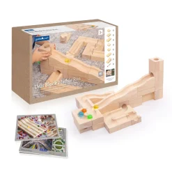 Guidecraft Unit Block Marble Run – 40 pc. set