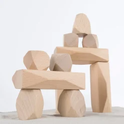 Guidecraft Wood Stackers Standing Stones