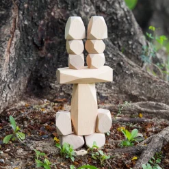 Guidecraft Wood Stackers Standing Stones
