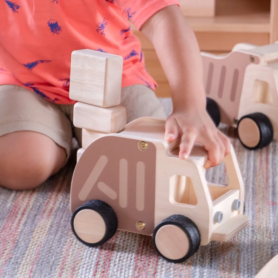 Guidecraft Wooden Garbage Truck