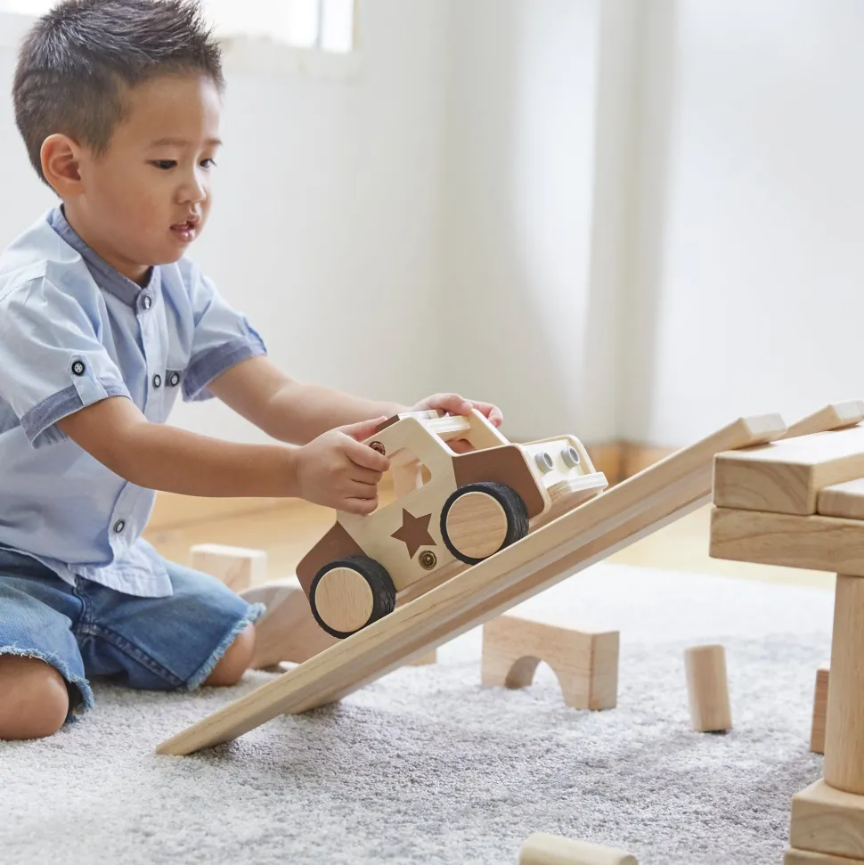 Guidecraft Wooden Police Car