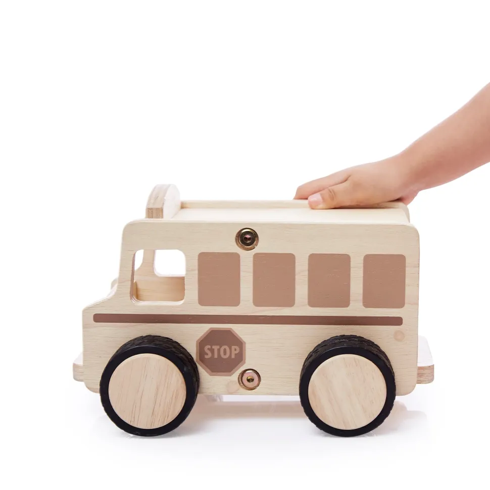 Guidecraft Wooden School Bus