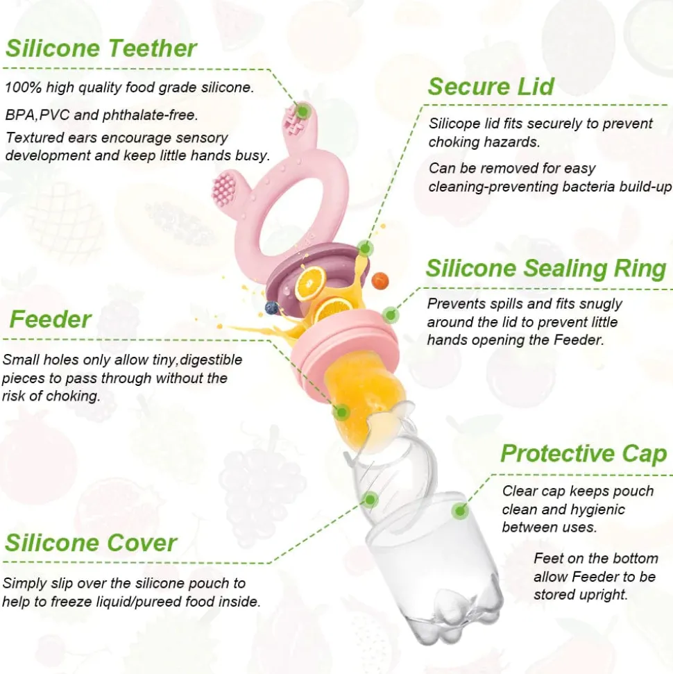 HAAKAA Fresh Food Feeder & Cover Set - New Version