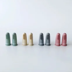 HAAKAA Silicone Finger Toothbrush 2pcs