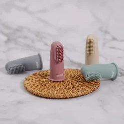HAAKAA Silicone Finger Toothbrush 2pcs