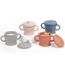 HAAKAA Silicone Sip-N-Snack Cup (250ml)