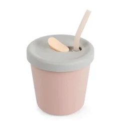 HAAKAA Silicone Sippy Straw Cup (150ml)