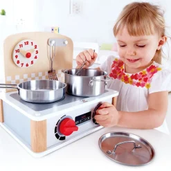 Hape 2-in-1 Kitchen & Grill Set