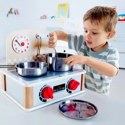 Hape 2-in-1 Kitchen & Grill Set