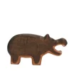 HolzWald Hippopotamus mouth open