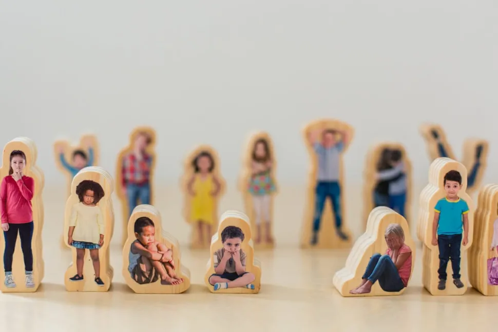 How Am I Feeling today – Wooden people