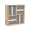 KAPLA Blocks Building Planks - 100 Black & White Set