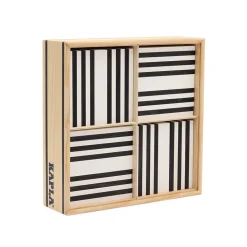 KAPLA Blocks Building Planks - 100 Black & White Set