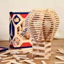KAPLA Blocks Building Planks - 200 Natural Set