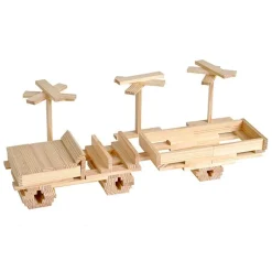 KAPLA Blocks Building Planks - 200 Natural Set