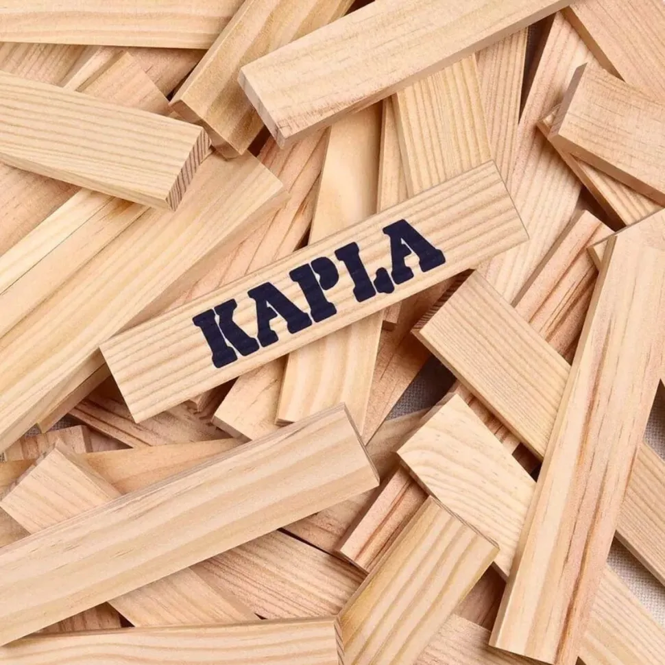 KAPLA Blocks Building Planks - 200 Natural Set