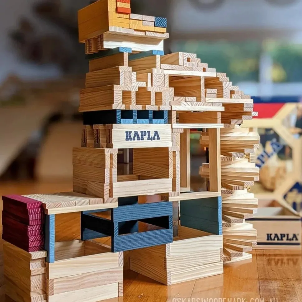 KAPLA Blocks Building Planks - 200 Natural Set