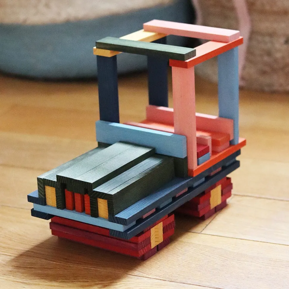 KAPLA Blocks Building Planks - 100 Octocolour Set