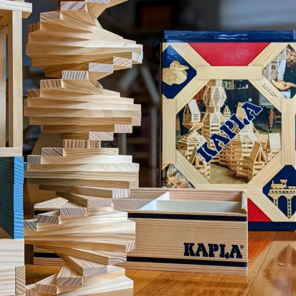 KAPLA Blocks Building Planks - 200 Natural Set