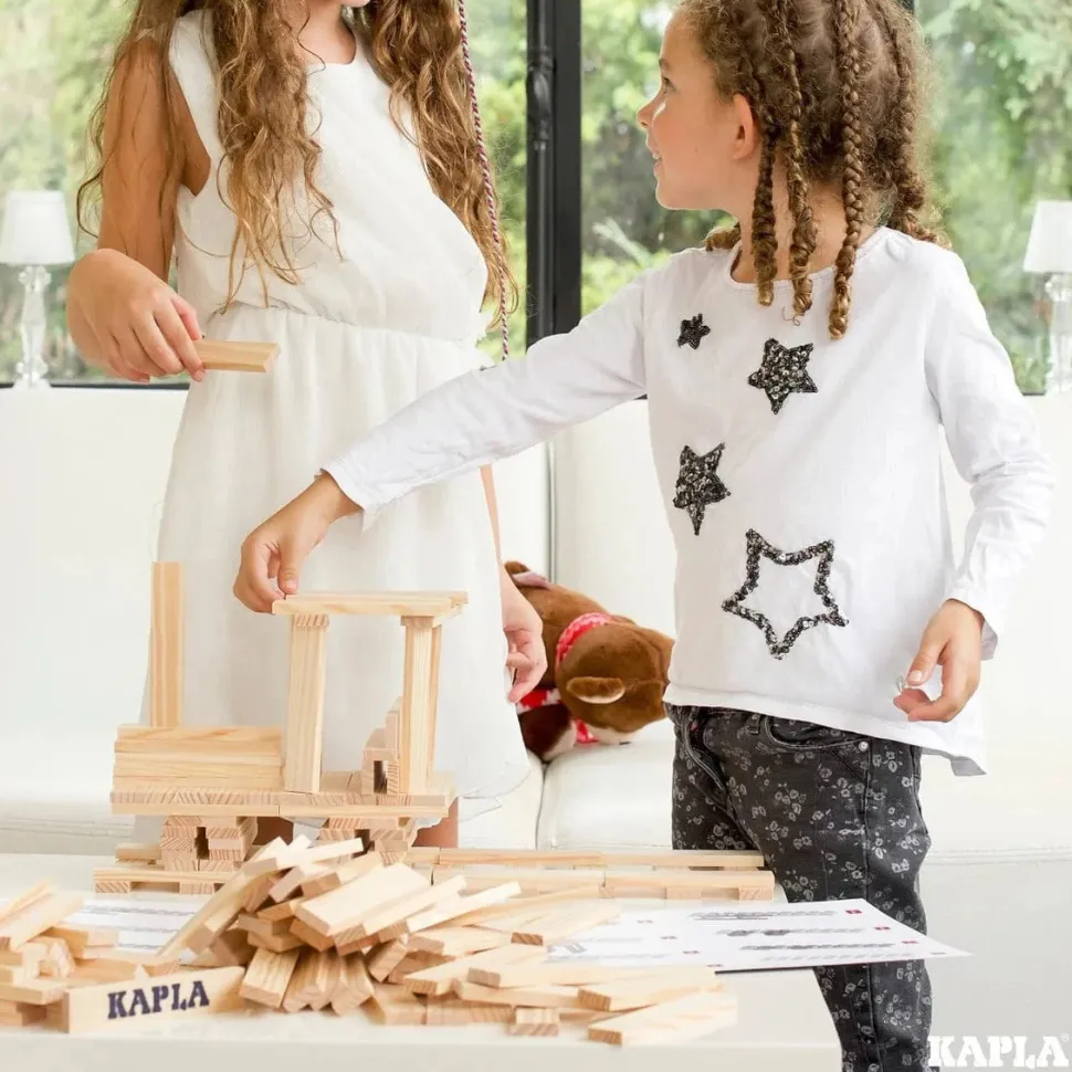 KAPLA Blocks Building Planks - 200 Natural Set