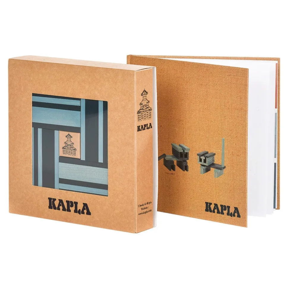 Kapla Book and Colours - Light Blue/Dark Blue