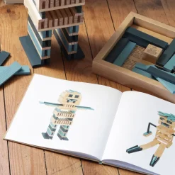Kapla Book and Colours - Light Blue/Dark Blue