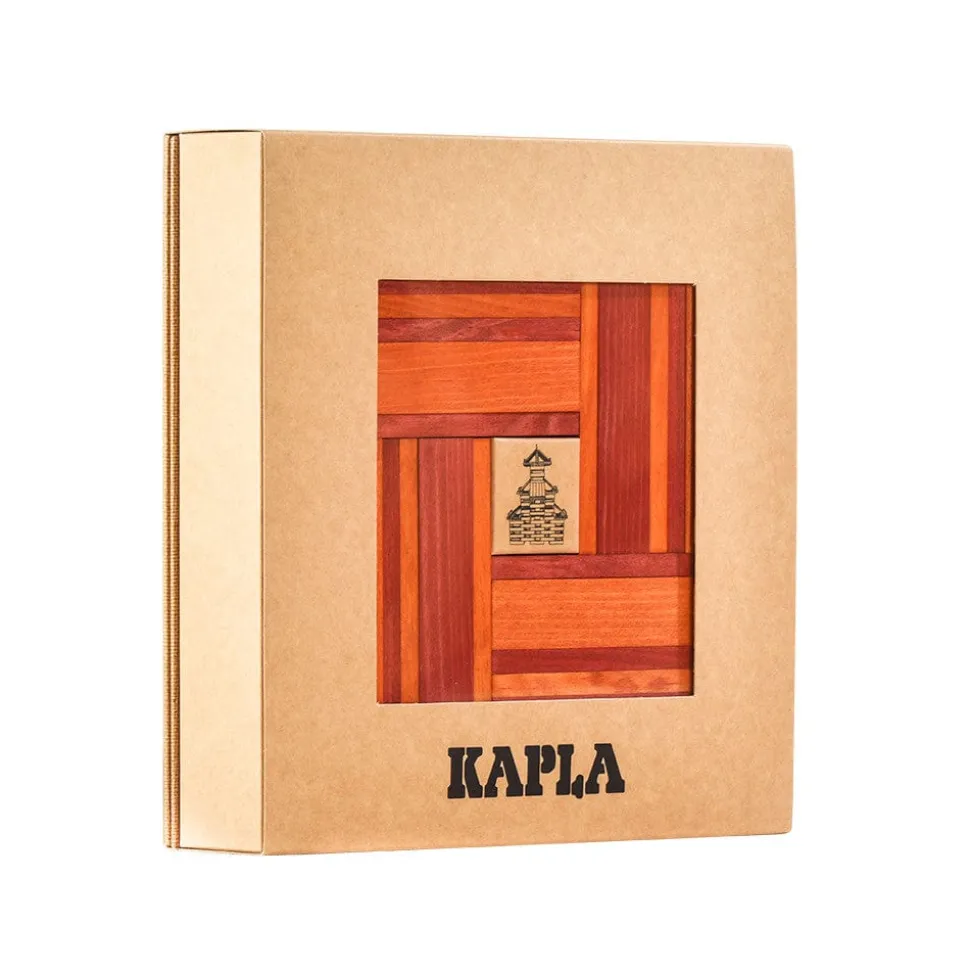Kapla Books and Colours - Red/Orange