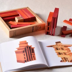 Kapla Books and Colours - Red/Orange