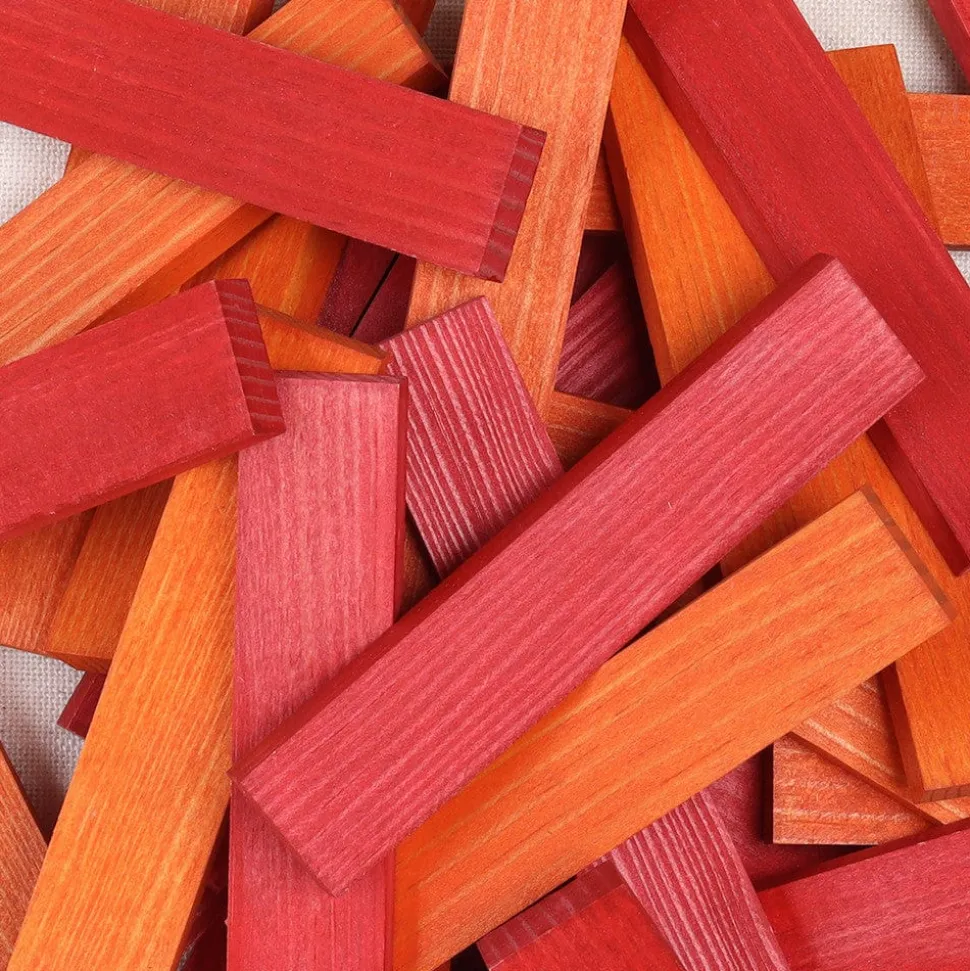 Kapla Books and Colours - Red/Orange