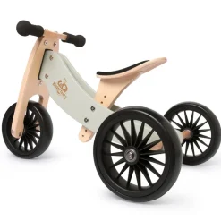 Kinderfeets 2-in-1 Tiny Tot Plus Tricycle & Balance Bike New Color-Silver Sage