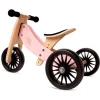 Kinderfeets 2-IN-1 Tiny Tot Plus Tricycle & Balance Bike-Rose