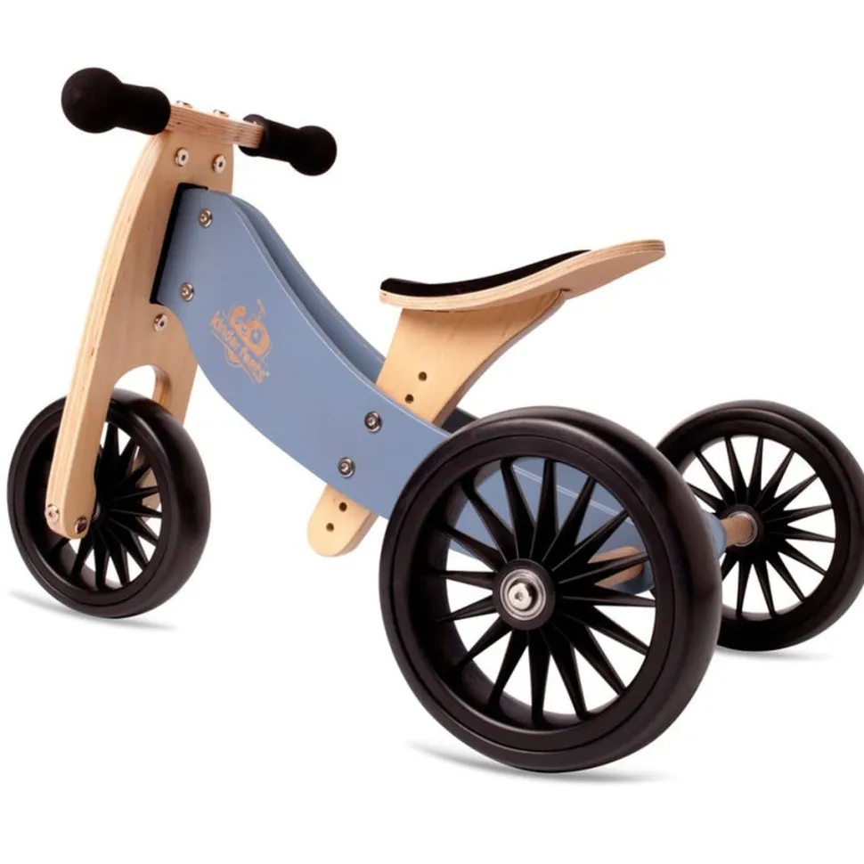 Kinderfeets 2-In-1 Tiny Tot Plus Tricycle/ Balance Bike - Slate Blue
