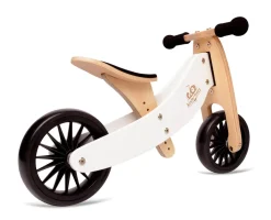 Kinderfeets 2-In-1 Tiny Tot Plus Tricycle & Balance Bike - White