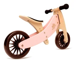 Kinderfeets 2-IN-1 Tiny Tot Plus Tricycle & Balance Bike-Rose