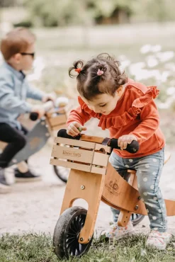 Kinderfeets 2-In-1 Tiny Tot Plus Tricycle & Balance Bike Bamboo