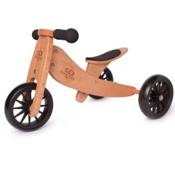 Kinderfeets 2-In-1 Tiny Tot Tricycle & Balance Bike Bamboo