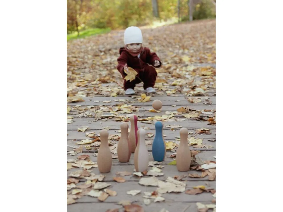 Korko Little Skittles -Bowling Set -6 pins and Ball