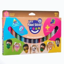 Little Brian Face Paint Sticks Classic 12 pk