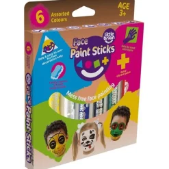 Little Brian Face Paint Sticks Classic 6 pk
