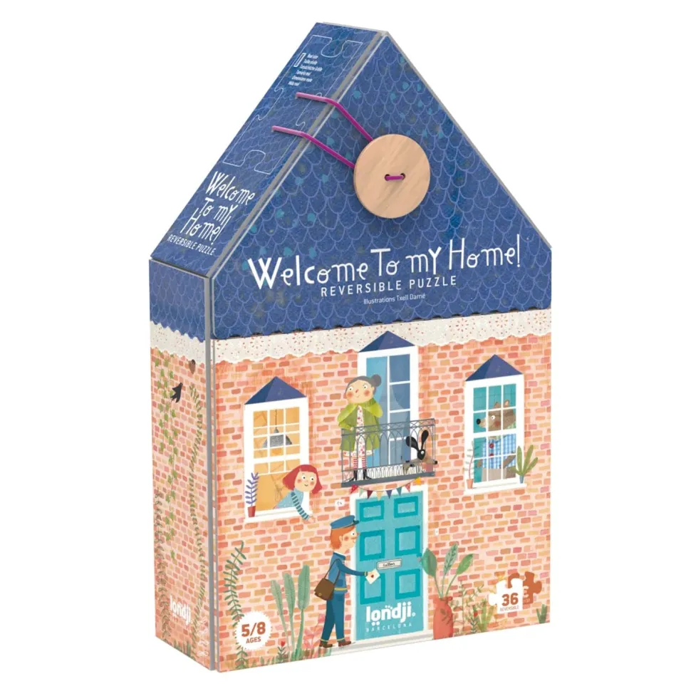 Londji Reversible Puzzle - Welcome To My Home