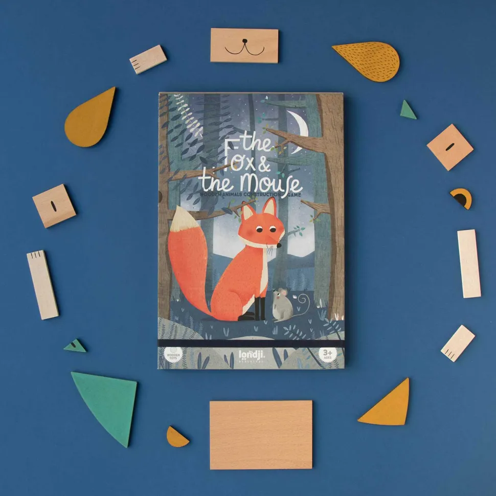 Londji The Fox & The Mouse Wooden Shape Set