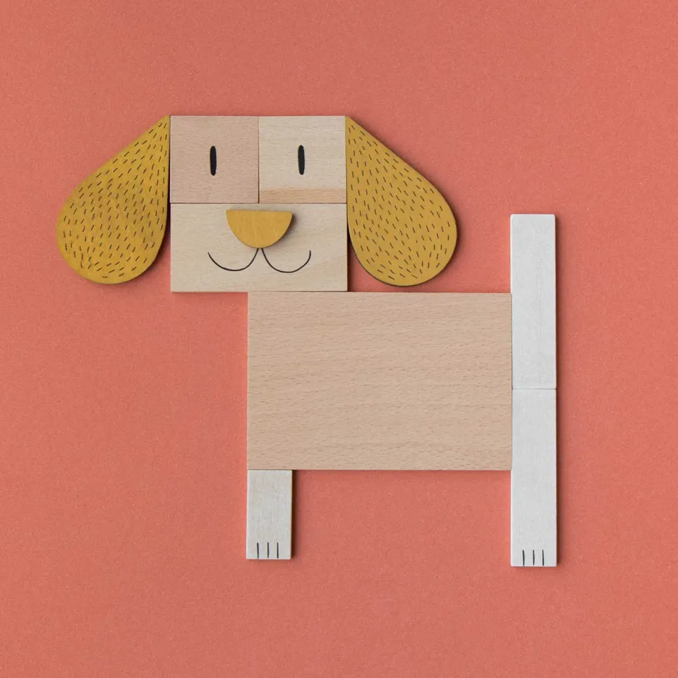 Londji The Fox & The Mouse Wooden Shape Set