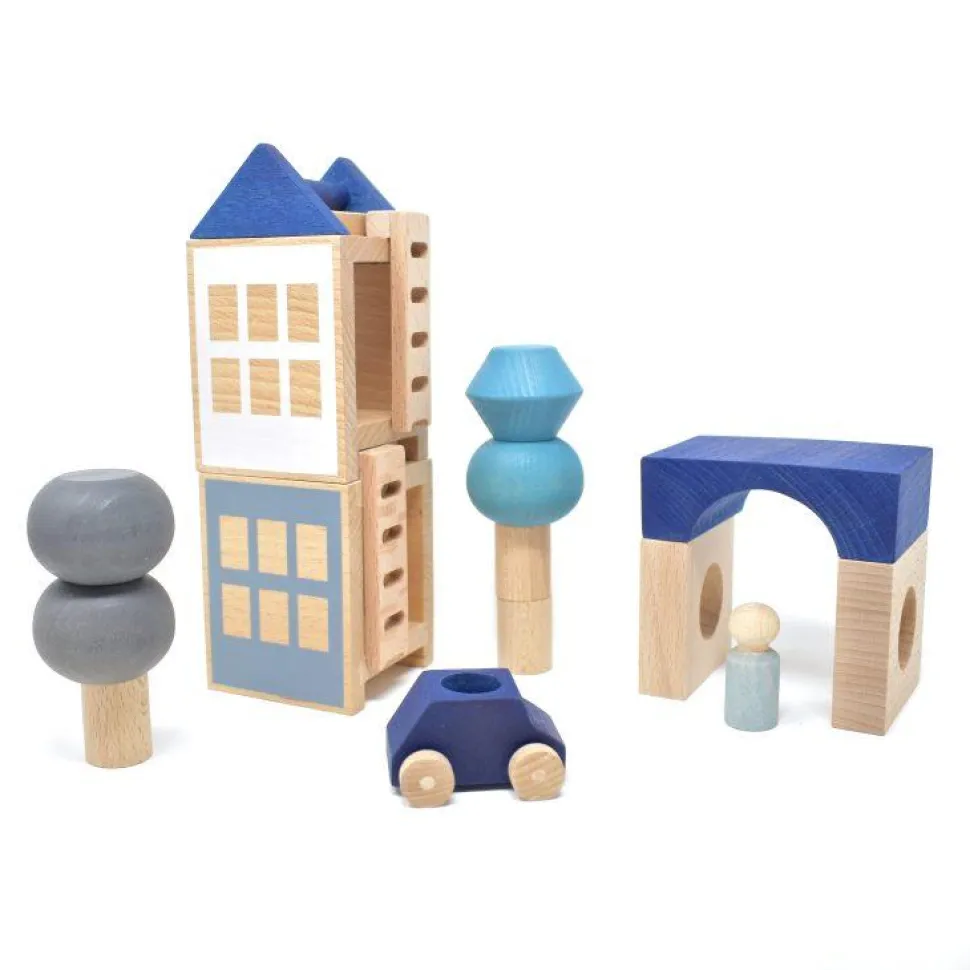 Lubulona Car Blue With Grey Figure
