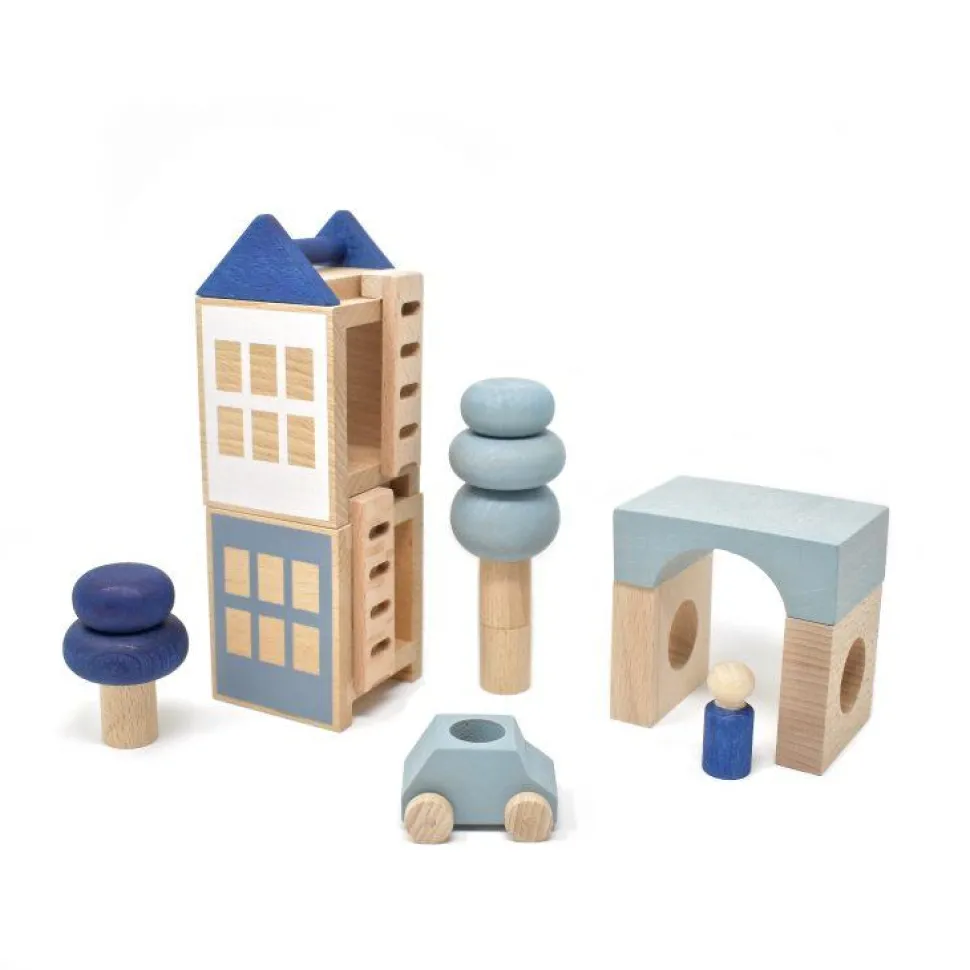 Lubulona Car Grey With Blue Figure