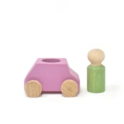 Lubulona Car Pink With Mint Figure
