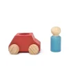 Lubulona Car Red With Turquoise Figure