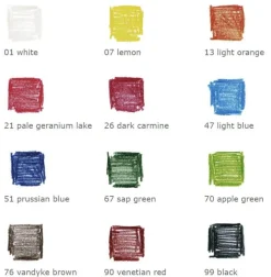 Lyra Rembrandt Aquarelle Watercolour Pencil, Tin 12 Assorted