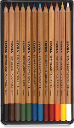 Lyra Rembrandt Aquarelle Watercolour Pencil, Tin 36 Assorted